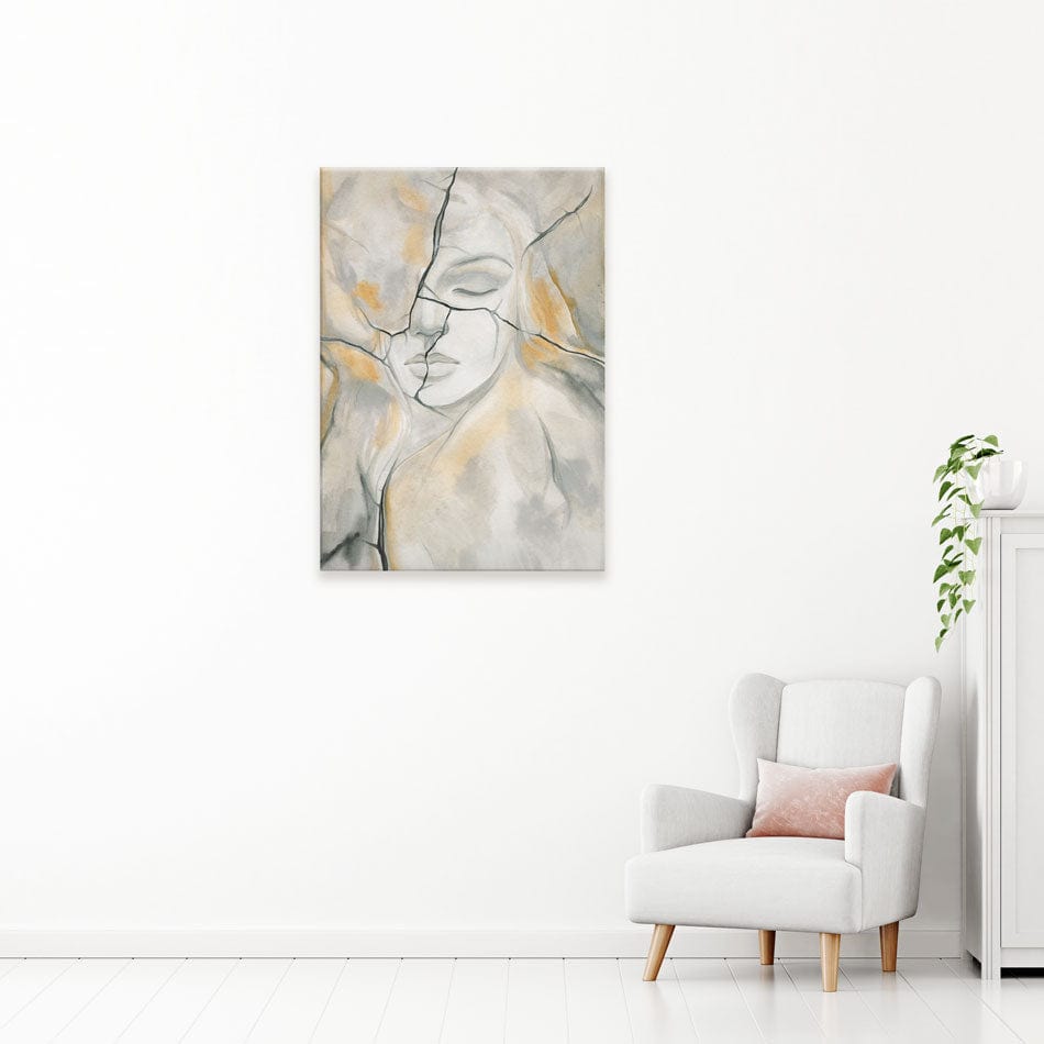 Cracked Portrait Canvas Print wall art product Anna Ismagilova / Shutterstock