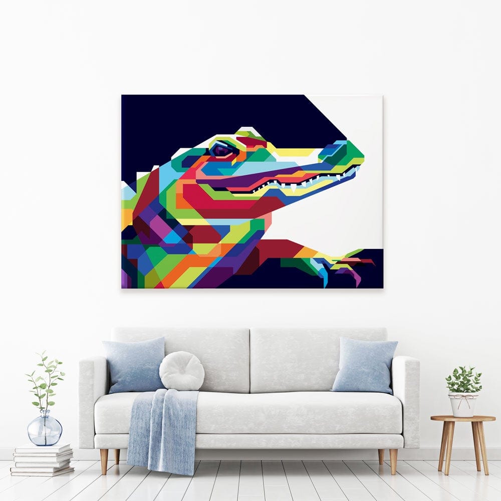 Crocodile Canvas Print wall art product mrasyidkvec / Shutterstock