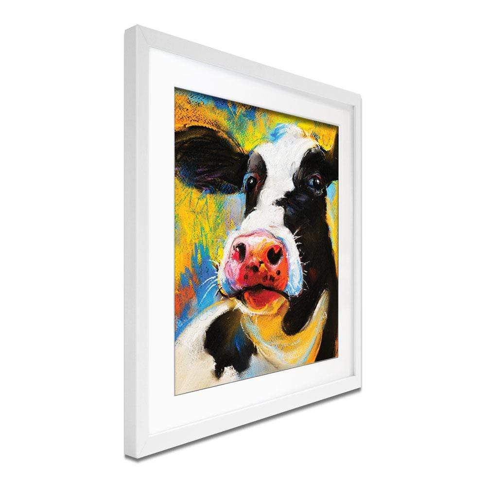 Cute Cow Portrait Framed Art Print wall art product Ivailo Nikolov / Shutterstock