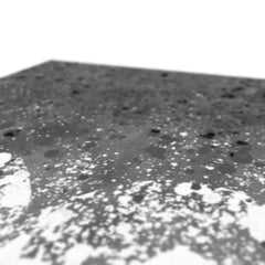 Grey And White Hearts Splatter Canvas Print