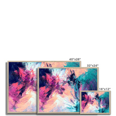 Multicoloured Abstract Framed Print