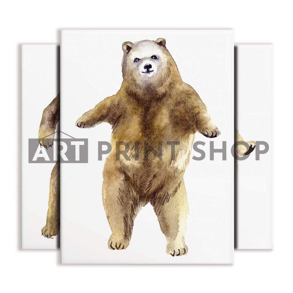 Dancing Bears Trio Canvas Print wall art product Tatyana Komtsyan / Shutterstock