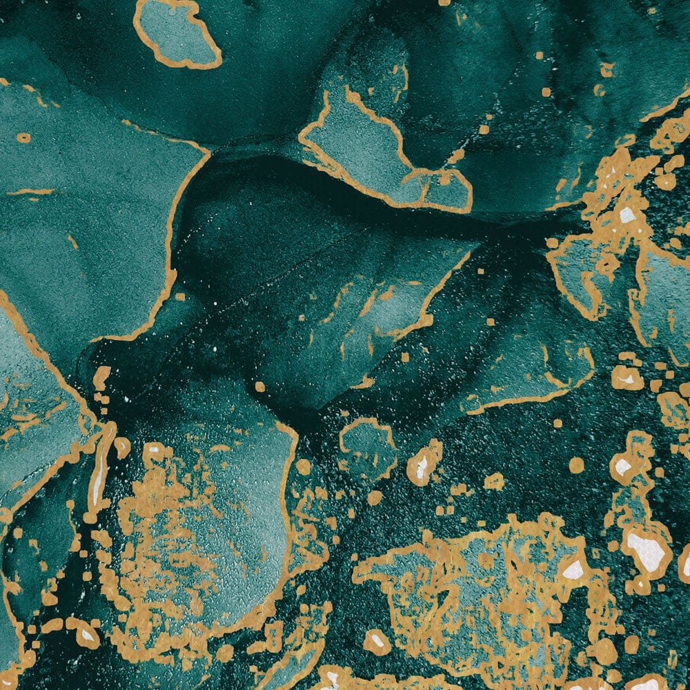 Deep Green Marble Canvas Print wall art product Seamless Watercolor / Shutterstock