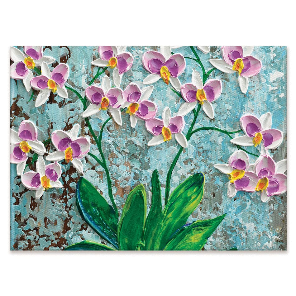 Delicate Orchids Canvas Print wall art product Olga Tkachyk