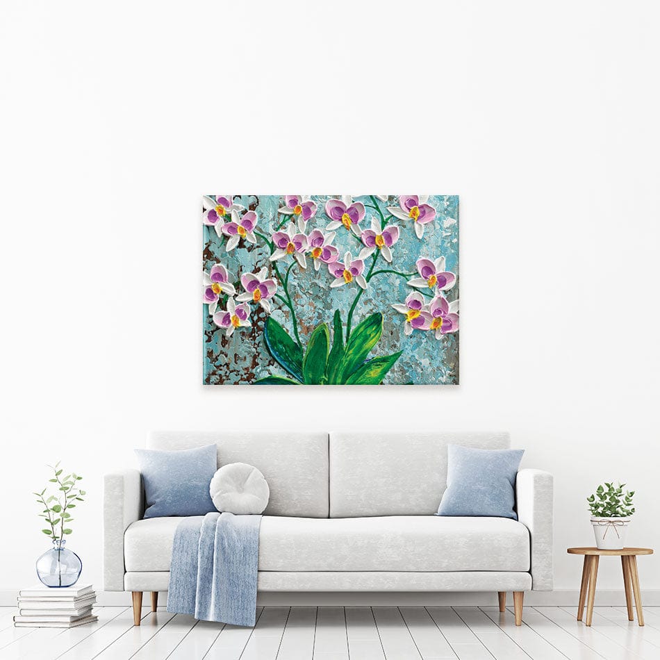 Delicate Orchids Canvas Print wall art product Olga Tkachyk