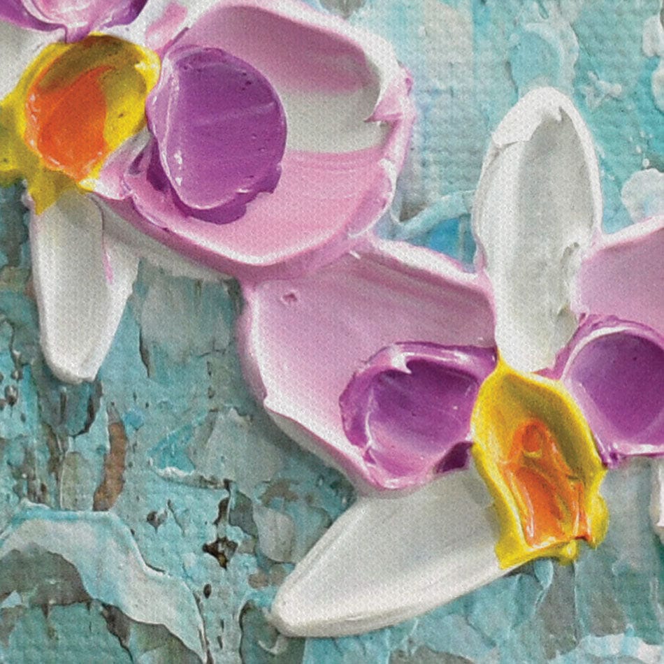 Delicate Orchids Canvas Print wall art product Olga Tkachyk