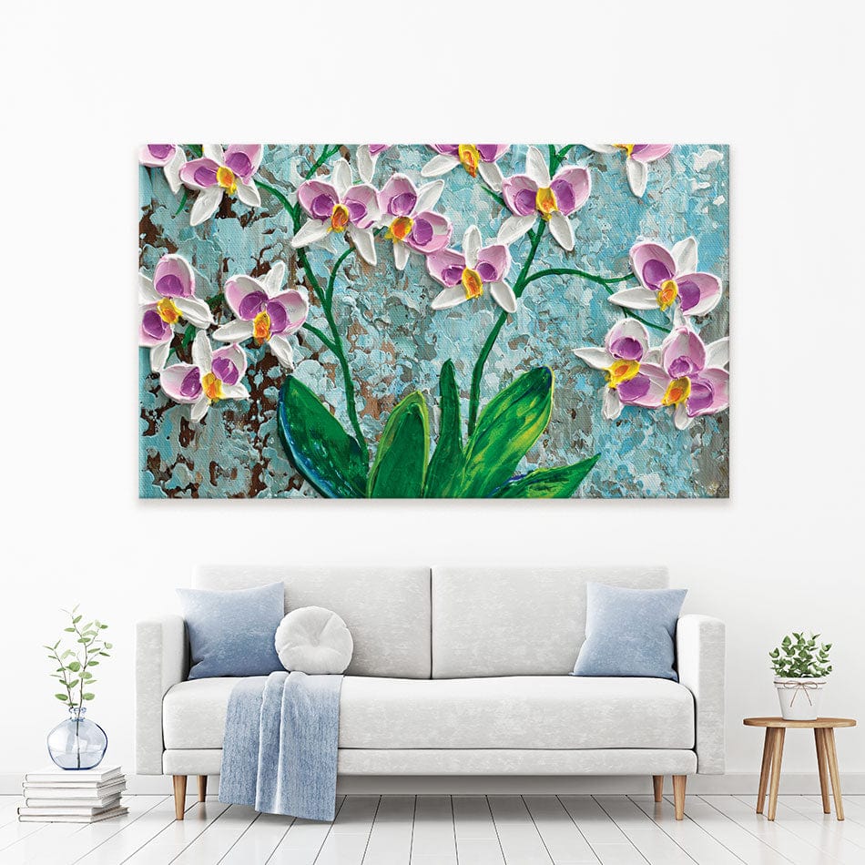 Delicate Orchids Canvas Print wall art product Olga Tkachyk