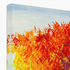 Rainbow Tree Oil Painting Canvas Print