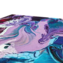 Colourful Abstract Oil Painting Canvas Print