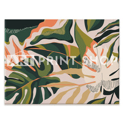 Exotic Jungle Plants 2 Canvas Print