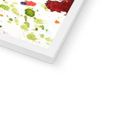 Watercolour Paint Splash Framed Print