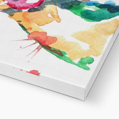 Watercolour Frenchie Canvas Print