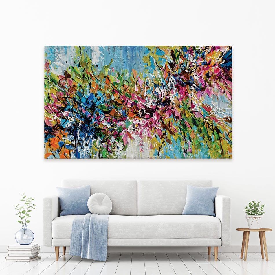 Fall Flowers Canvas Print wall art product Olga Tkachyk
