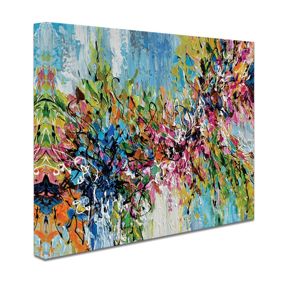 Fall Flowers Canvas Print wall art product Olga Tkachyk