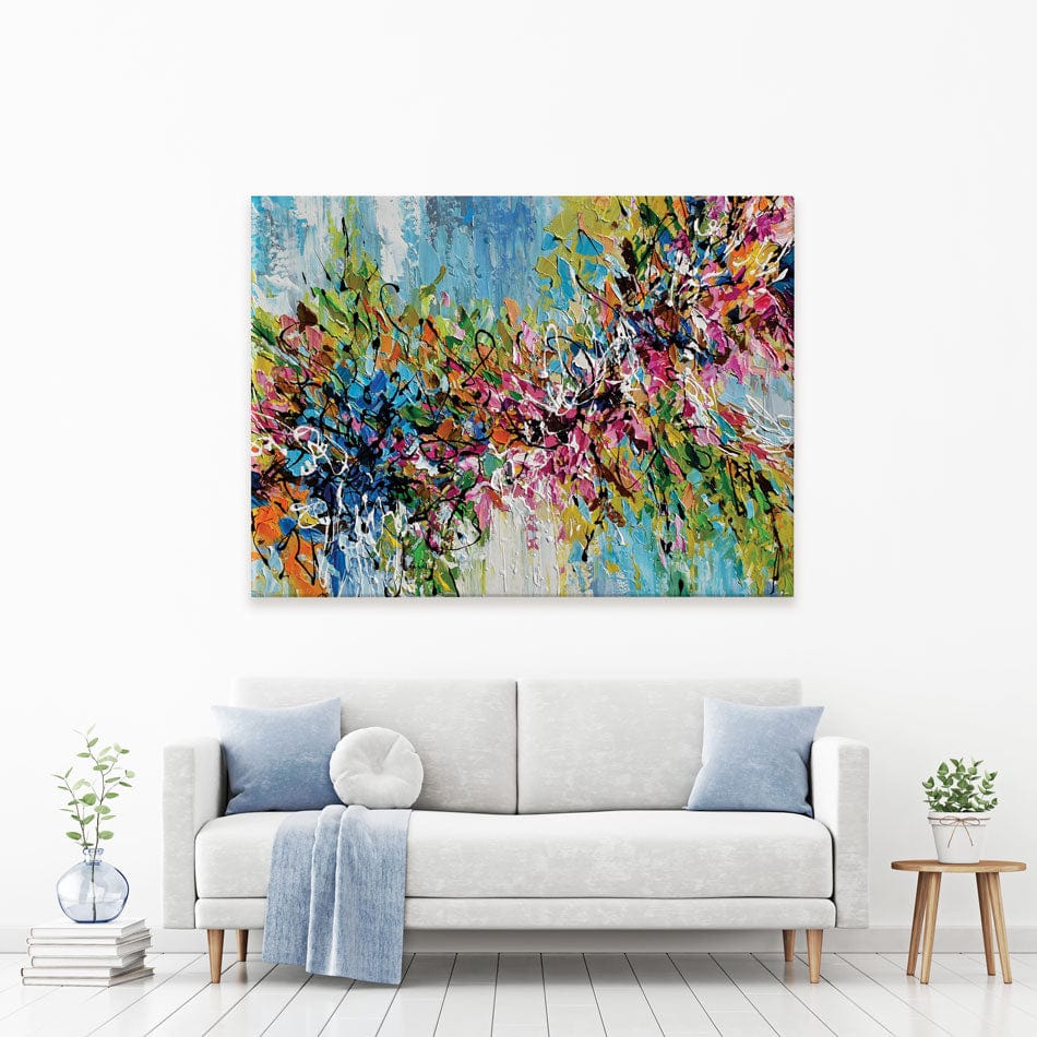 Fall Flowers Canvas Print wall art product Olga Tkachyk