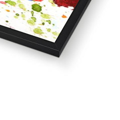 Watercolour Paint Splash Framed Print