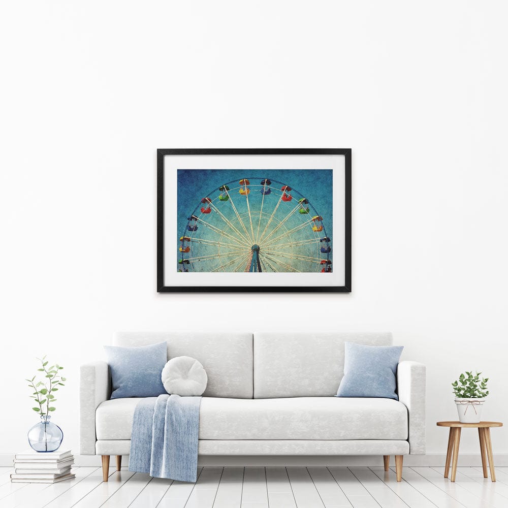 Ferris Wheel Framed Art Print wall art product DarkBird / Shutterstock