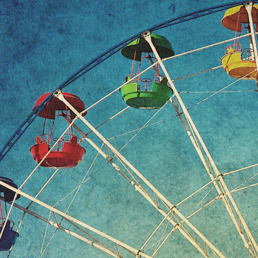 Ferris Wheel Framed Art Print wall art product DarkBird / Shutterstock