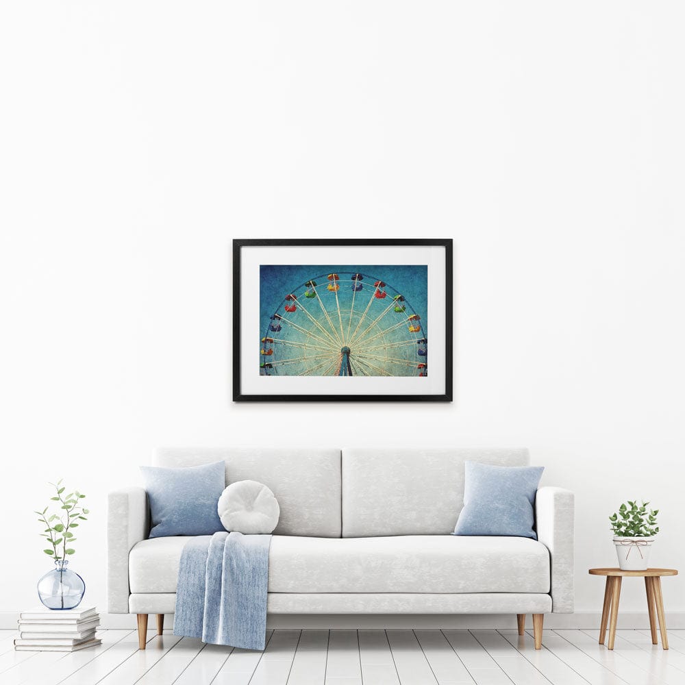 Ferris Wheel Framed Art Print wall art product DarkBird / Shutterstock