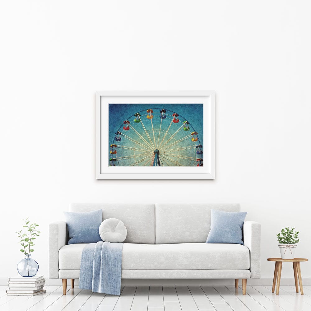 Ferris Wheel Framed Art Print wall art product DarkBird / Shutterstock