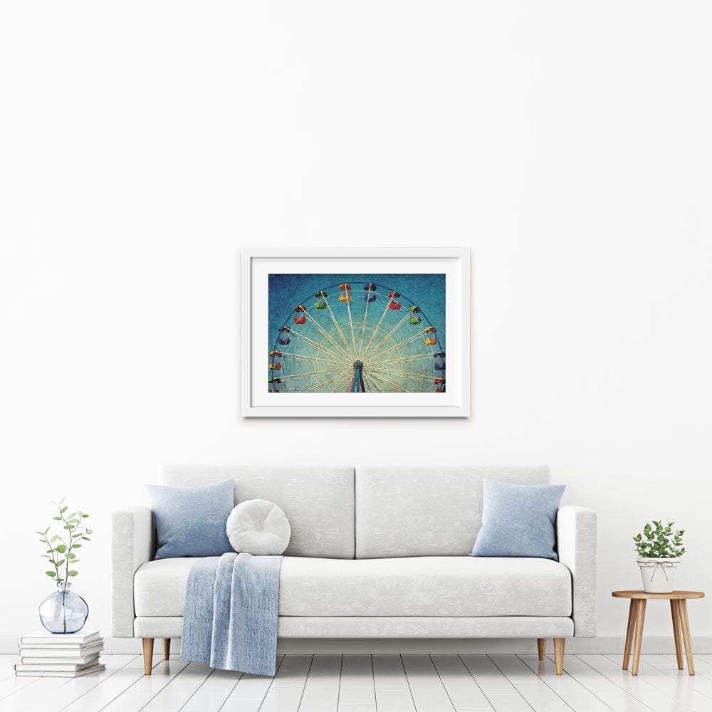 Ferris Wheel Framed Art Print wall art product DarkBird / Shutterstock