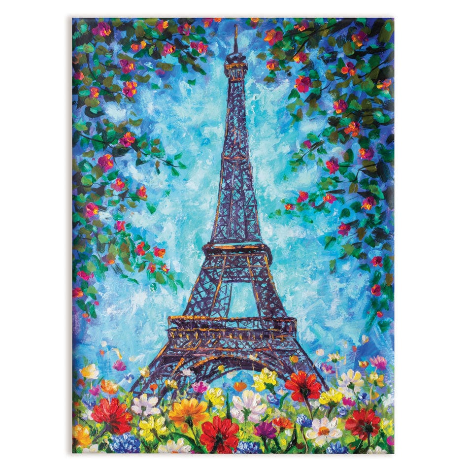 Floral Eiffel Tower Canvas Print wall art product Valery Rybakow / Shutterstock