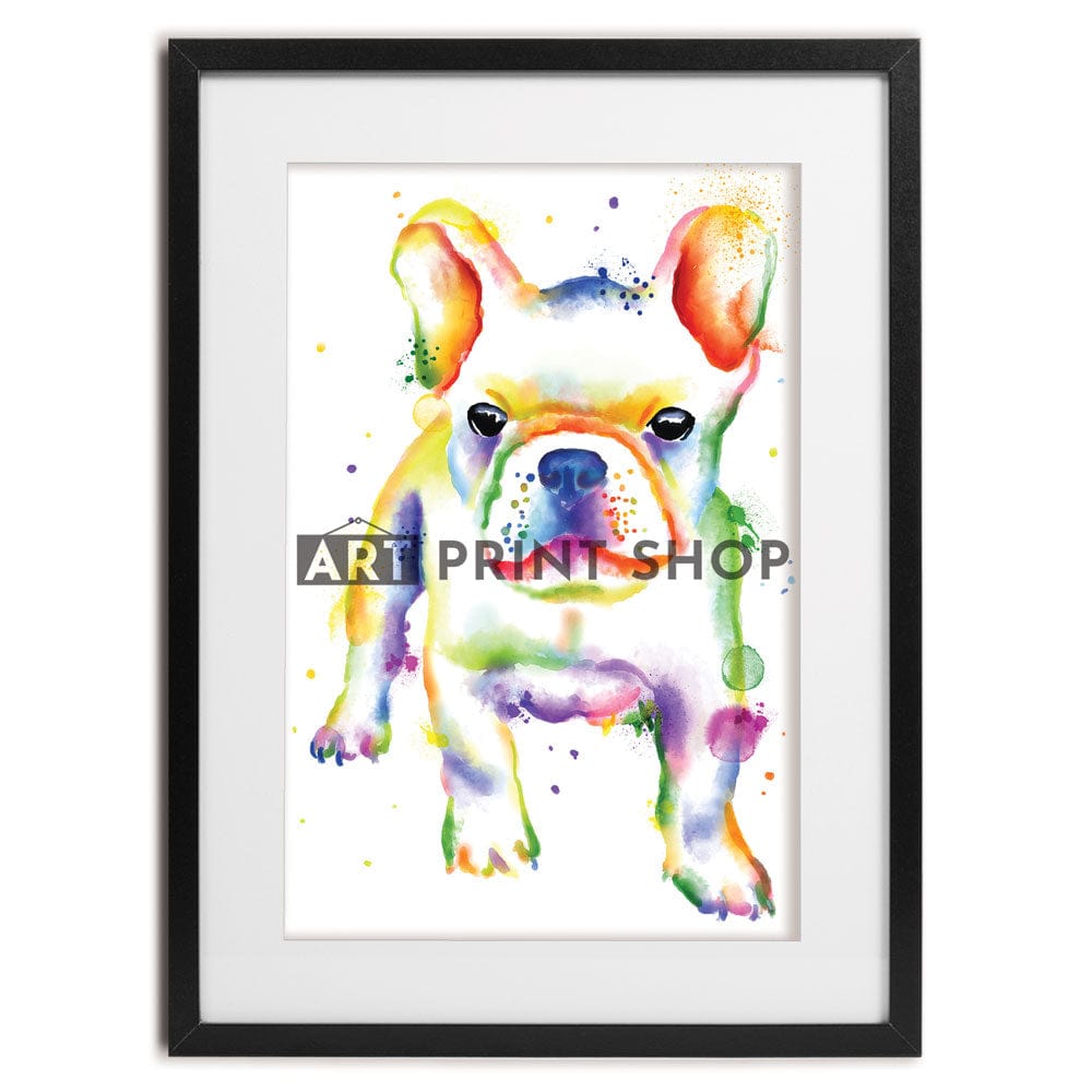 French Bulldog Rainbow Style Framed Art Print wall art product AnSuArt / Shutterstock