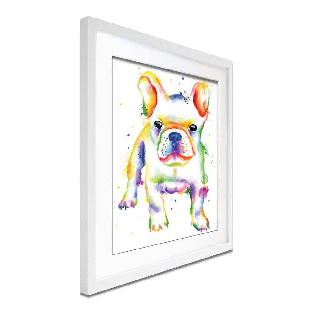French Bulldog Rainbow Style Framed Art Print wall art product AnSuArt / Shutterstock