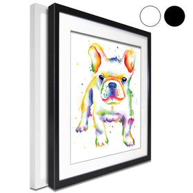 French Bulldog Rainbow Style Framed Art Print wall art product AnSuArt / Shutterstock