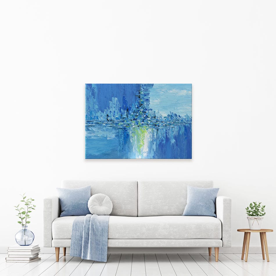 Frozen City Canvas Print wall art product Olga Tkachyk