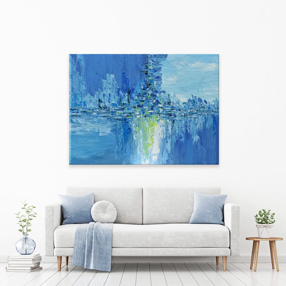 Frozen City Canvas Print wall art product Olga Tkachyk