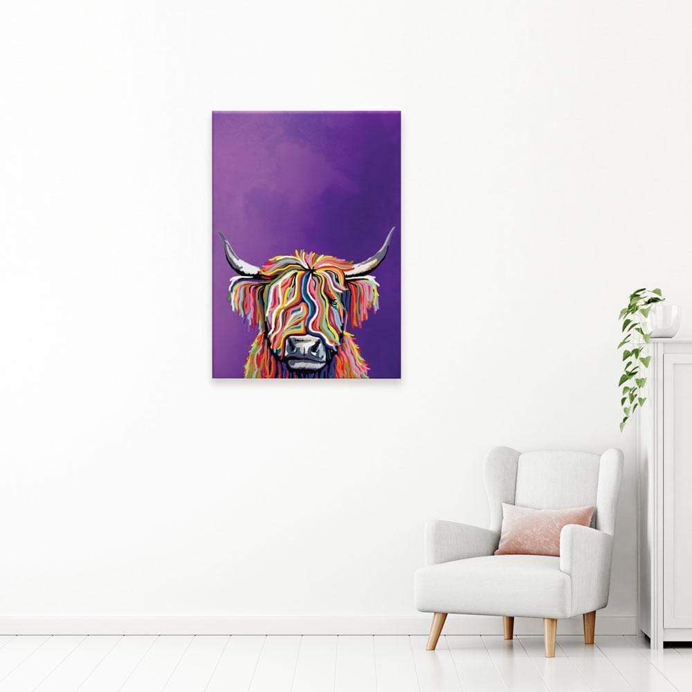 Funky Cow Canvas Print wall art product Independent