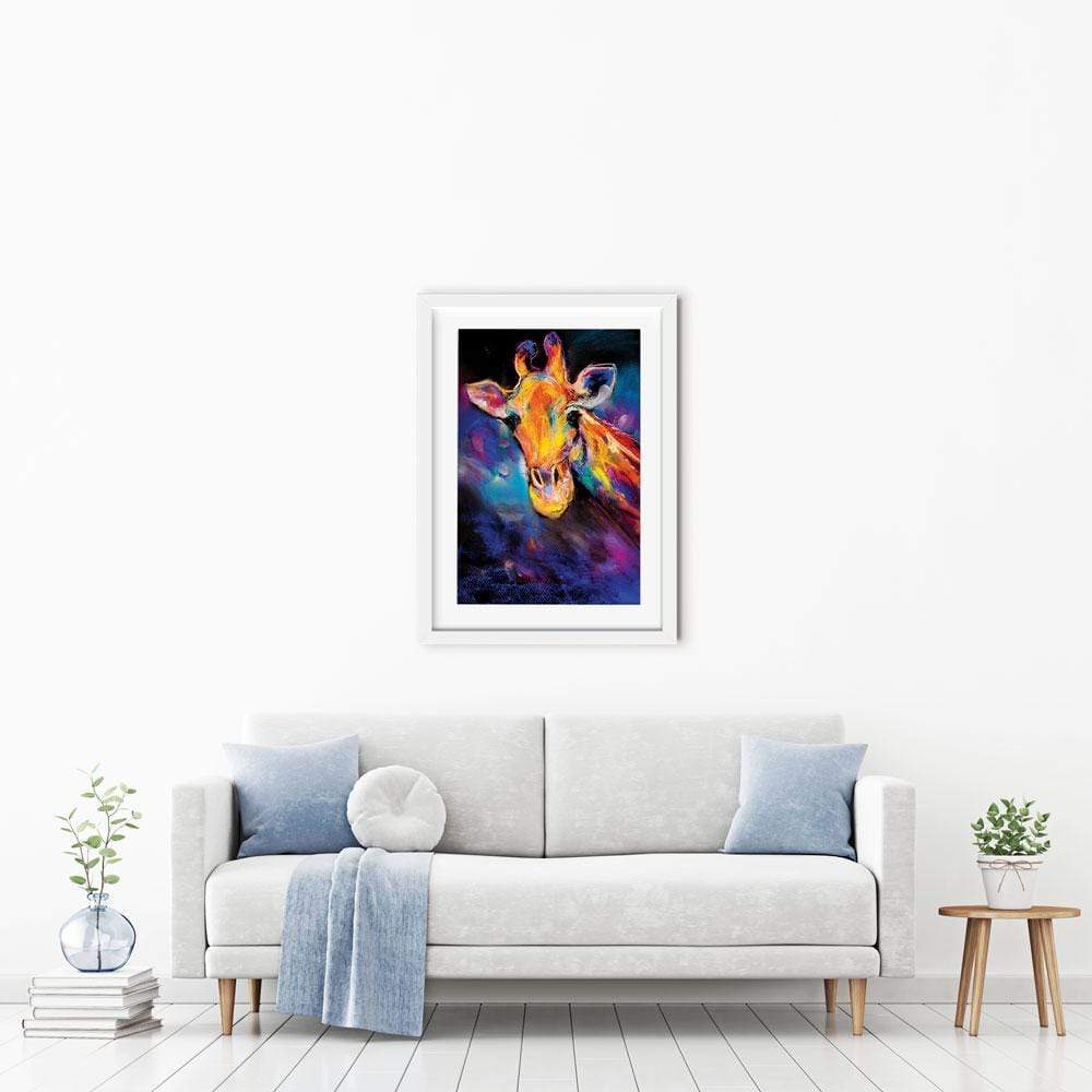 Giraffe Oil Painting Framed Art Print wall art product Ivailo Nikolov / Shutterstock