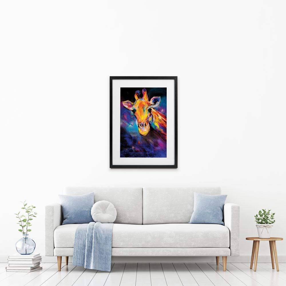 Giraffe Oil Painting Framed Art Print wall art product Ivailo Nikolov / Shutterstock