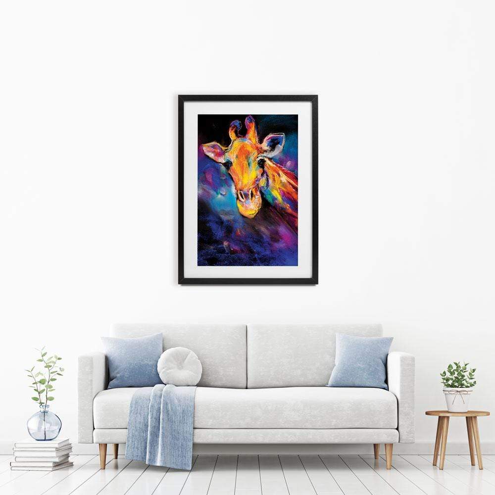 Giraffe Oil Painting Framed Art Print wall art product Ivailo Nikolov / Shutterstock