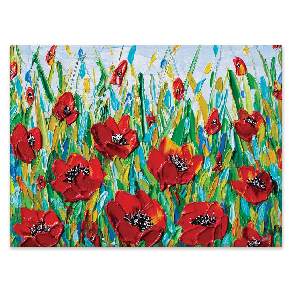 Glorious Poppies Canvas Print wall art product Olga Tkachyk