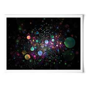 Glowing Raindrops Art Print wall art product Klavdiya Krinichnaya / Shutterstock