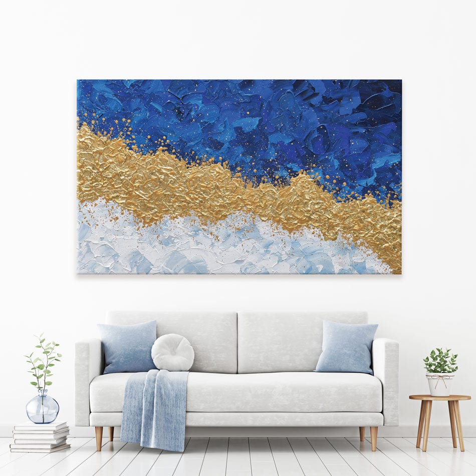 Gold Print Canvas Print wall art product Olga Tkachyk