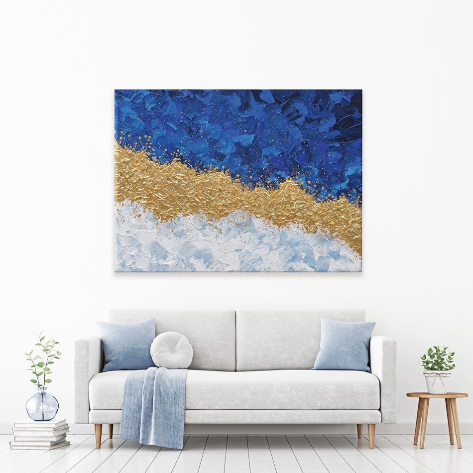 Gold Print Canvas Print wall art product Olga Tkachyk