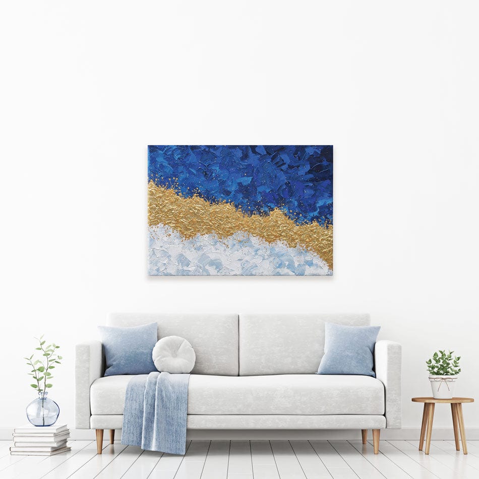 Gold Print Canvas Print wall art product Olga Tkachyk