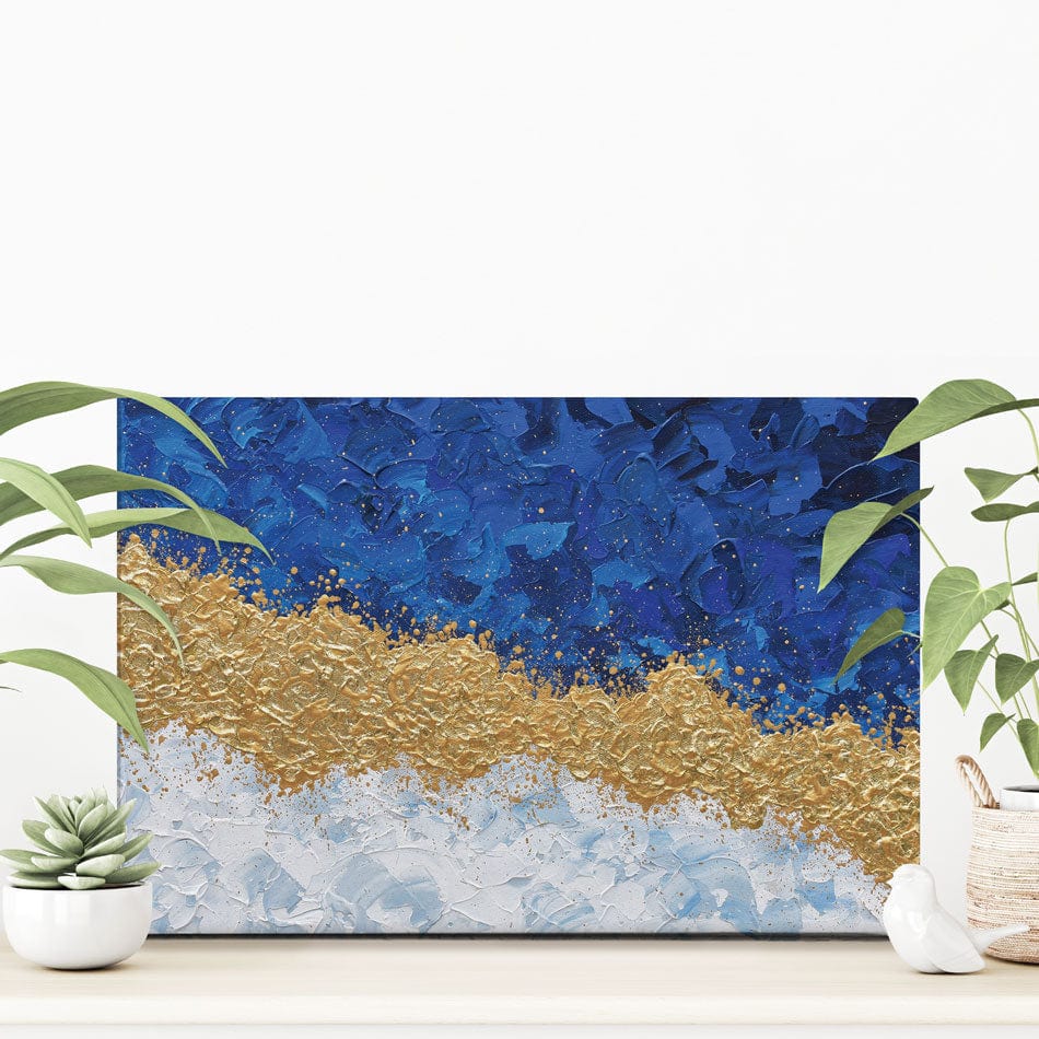 Gold Print Canvas Print wall art product Olga Tkachyk