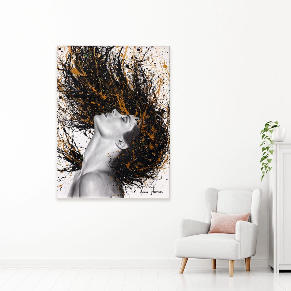 Golden Onxy Sensation Canvas Print wall art product Ashvin Harrison