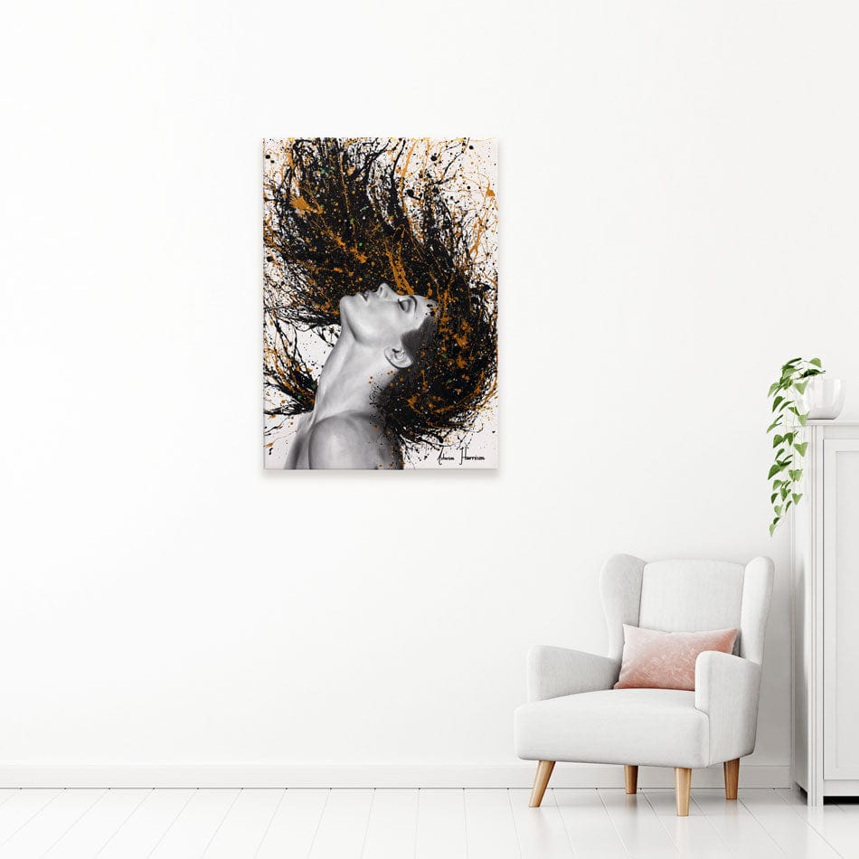 Golden Onxy Sensation Canvas Print wall art product Ashvin Harrison