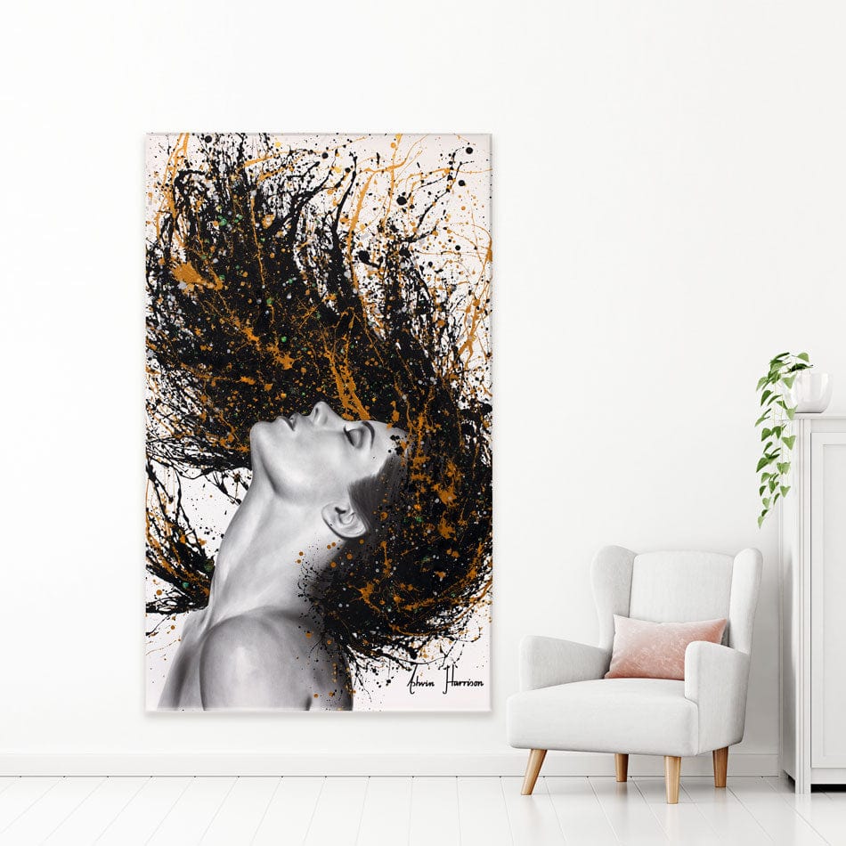 Golden Onxy Sensation Canvas Print wall art product Ashvin Harrison