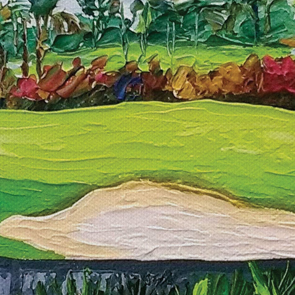 Golf Canvas Print wall art product Olga Tkachyk