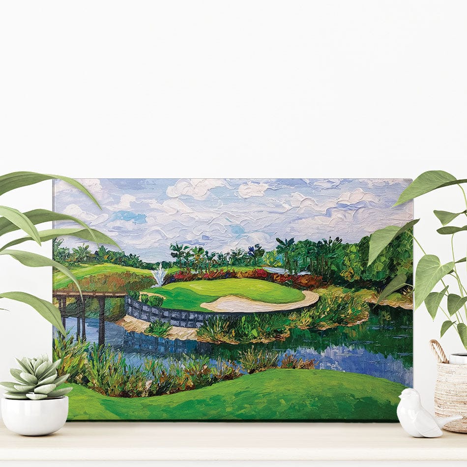 Golf Canvas Print wall art product Olga Tkachyk