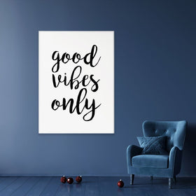 Good Vibes Only Canvas Print