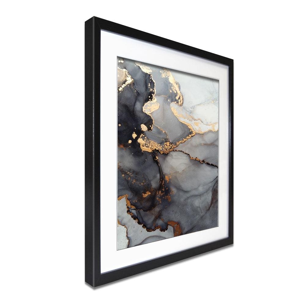 Grey Marble Tones Framed Art Print wall art product coldsun777 / Shutterstock