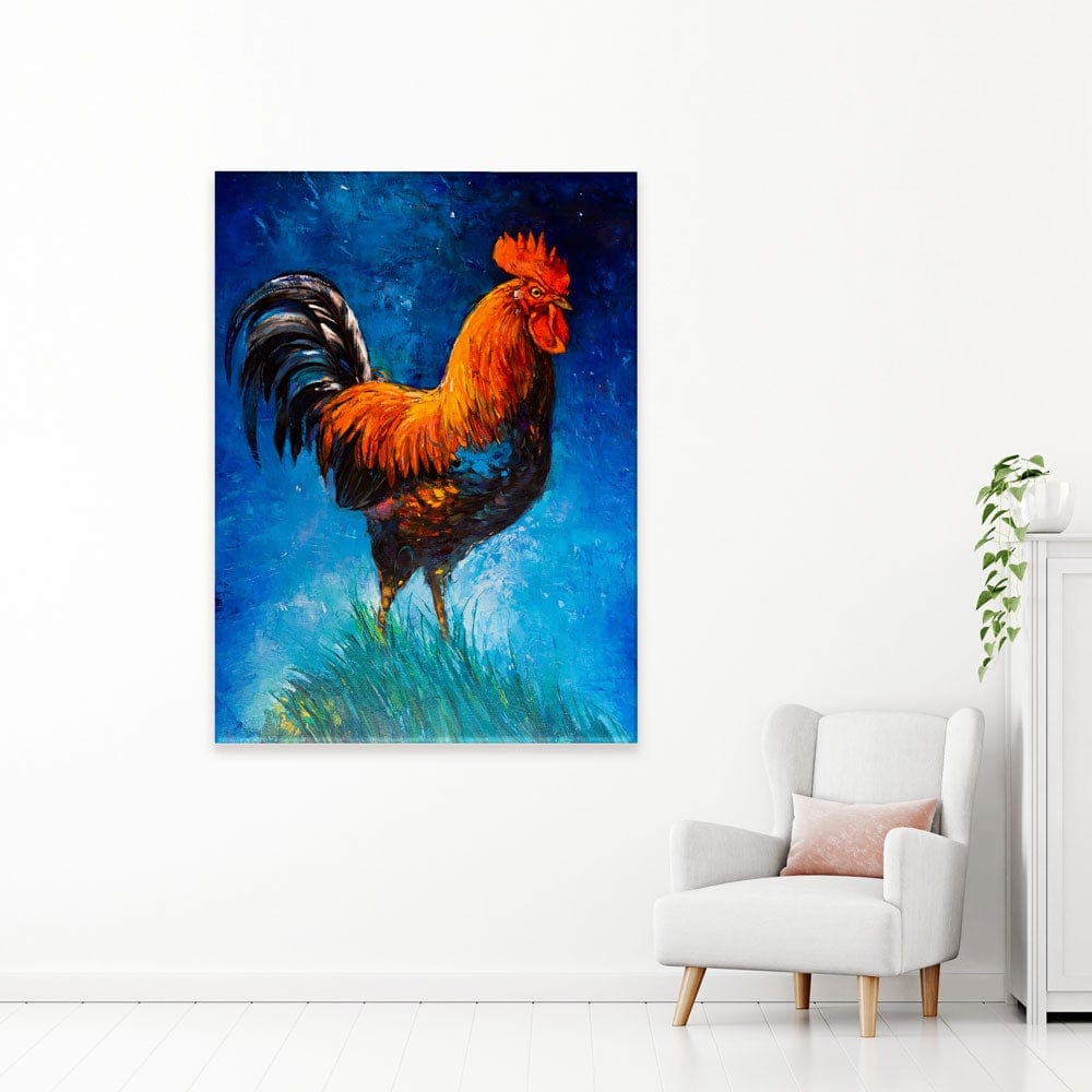 Handsome Rooster Canvas Print wall art product Ivailo Nikolov / Shutterstock