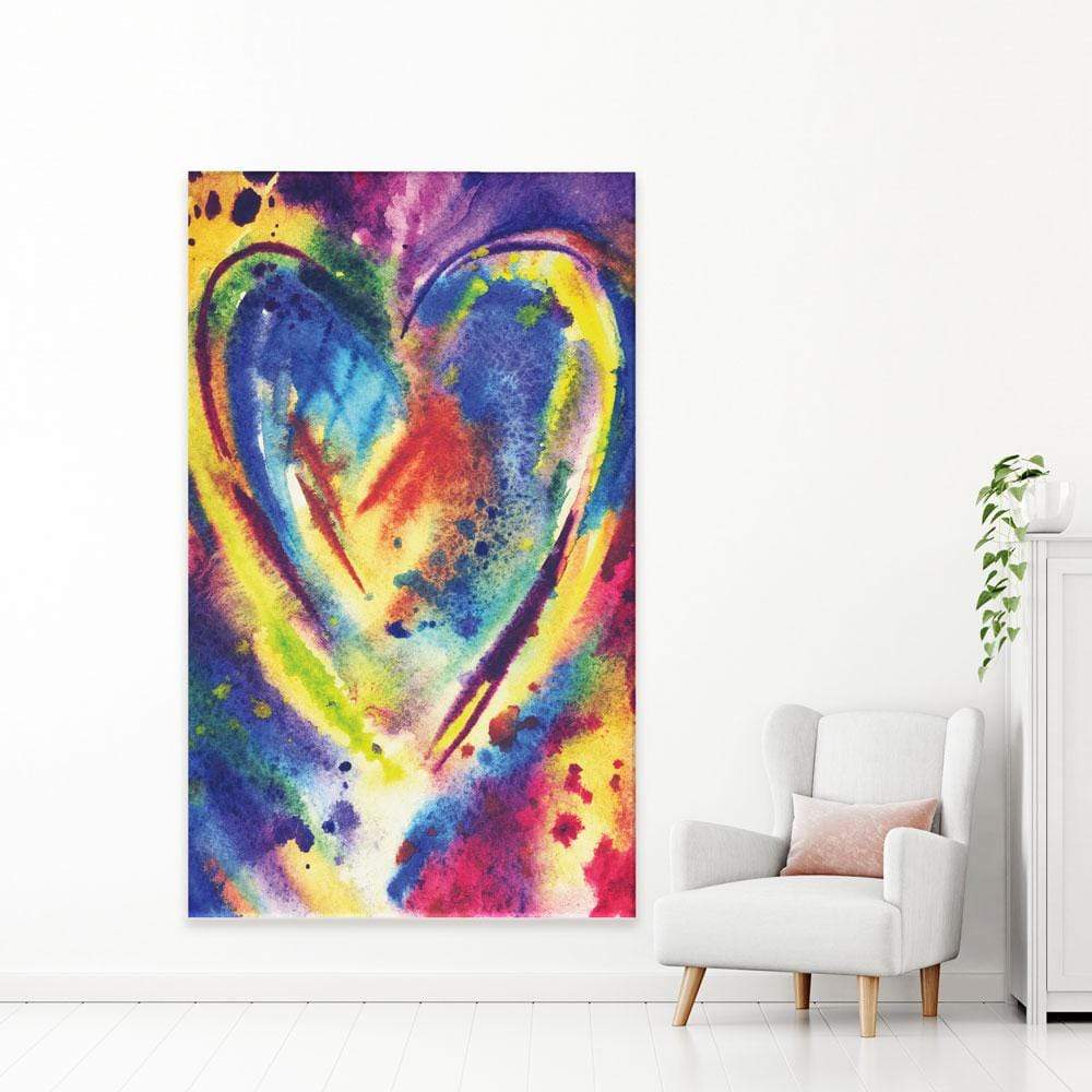 Heart Canvas Print wall art product Ollga P / Shutterstock